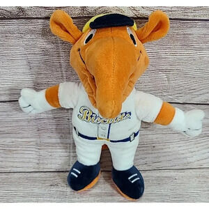 Mascot Factory Montgomery Biscuits Plush Big Mo Stuffed Animal Orange 9" 2021